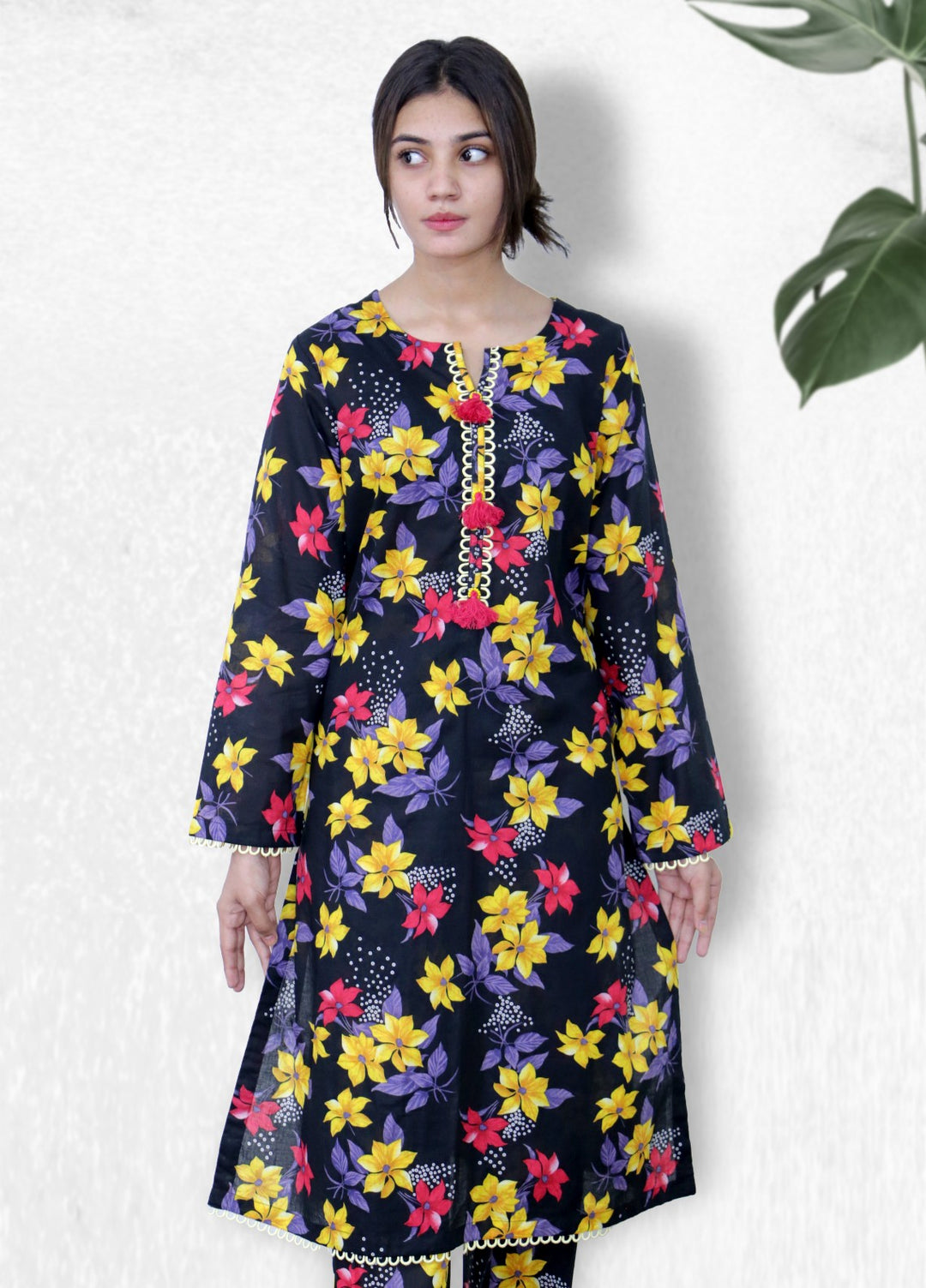 Stitching Cotton Women Pret 2 Piece Printed Suit D-02 - Winter Collection