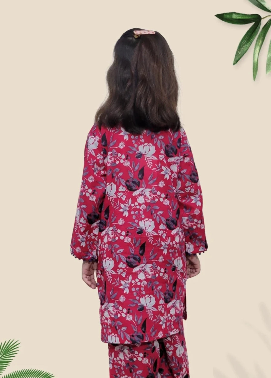 Stitching Cotton Girls Pret Printed 2 Piece Cambric Suit SC25SP-D-40 - Summer Collection