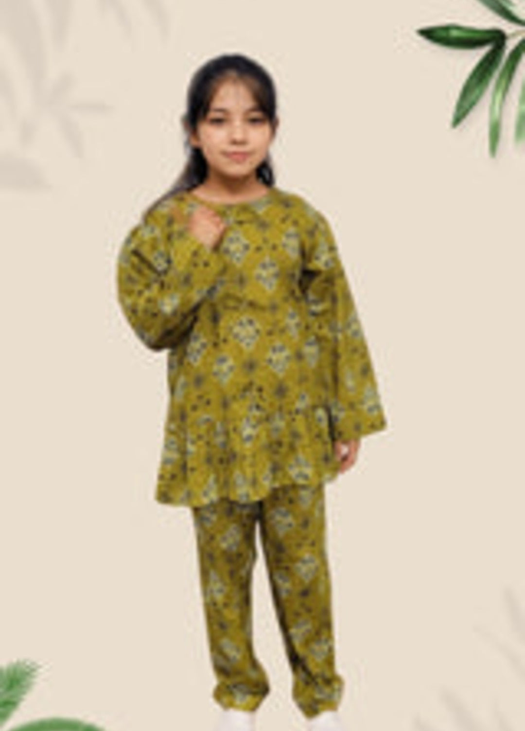 Stitching Cotton Girls Pret Printed 2 Piece Cambric Suit SC25SP-D-05 - Summer Collection