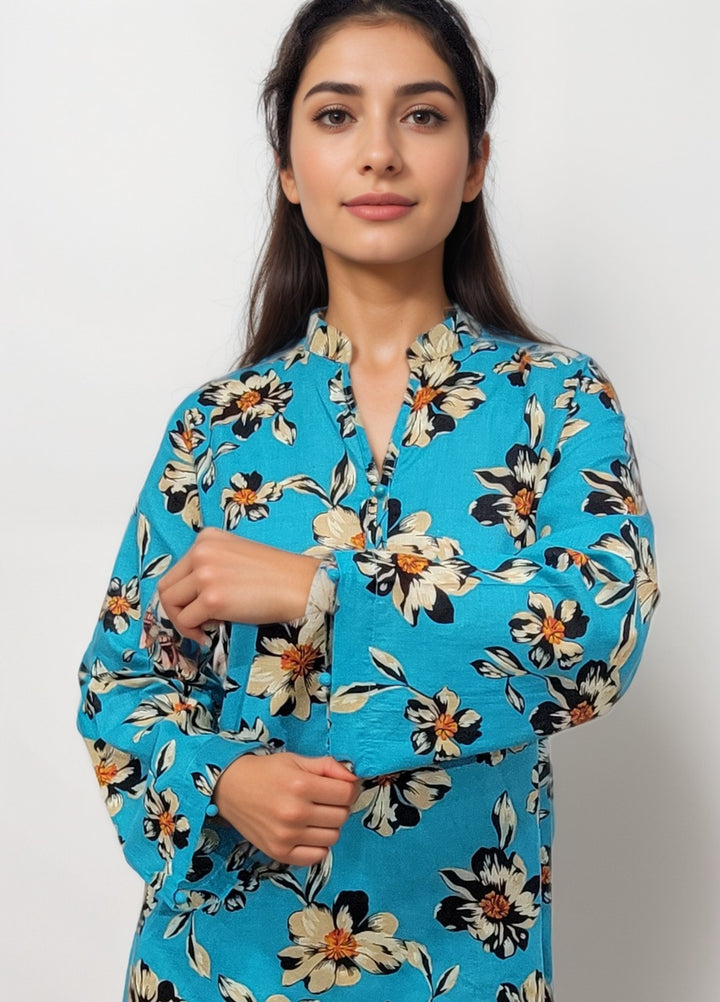 Stitching Cotton Women Pret 2 Piece Printed Suit D-08 - Summer Collection