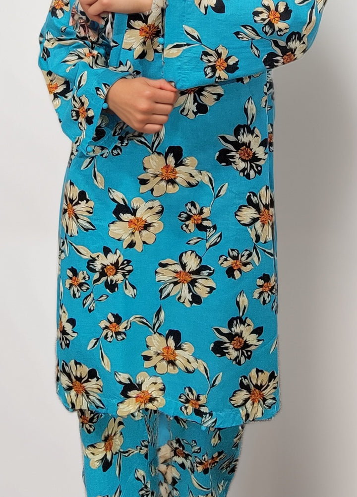 Stitching Cotton Women Pret 2 Piece Printed Suit D-08 - Summer Collection