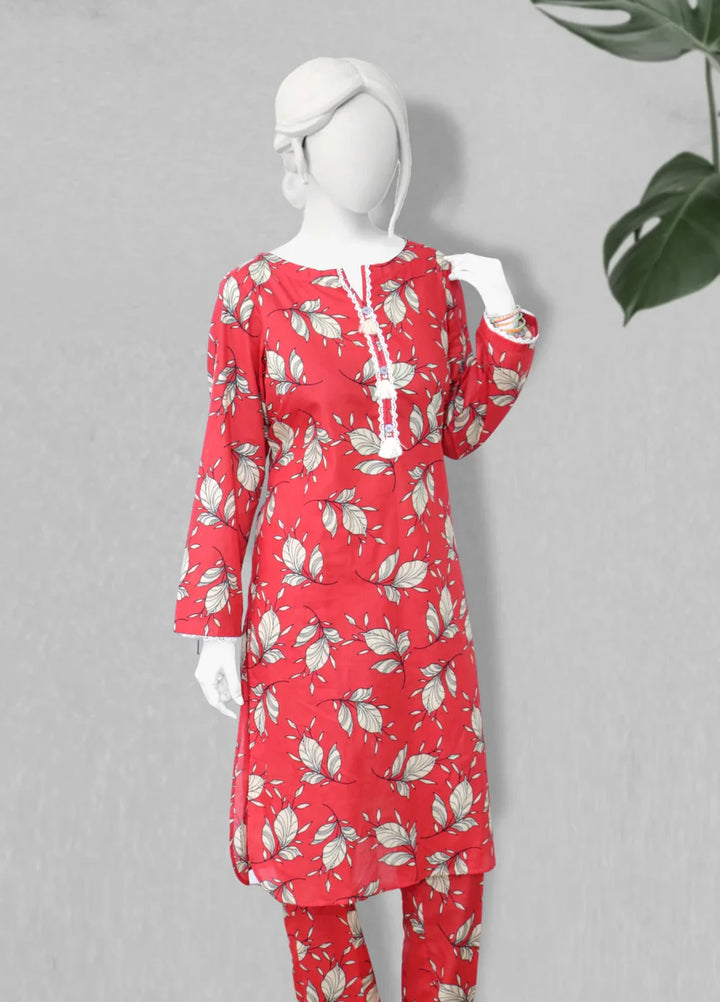 Stitching Cotton Women Pret Pure Cambric 2 Piece Printed Suit D-23 - WinterCollection