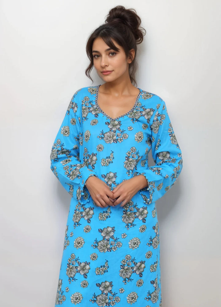 Stitching Cotton Women Pret 2 Piece Printed Suit D-06 - Summer Collection