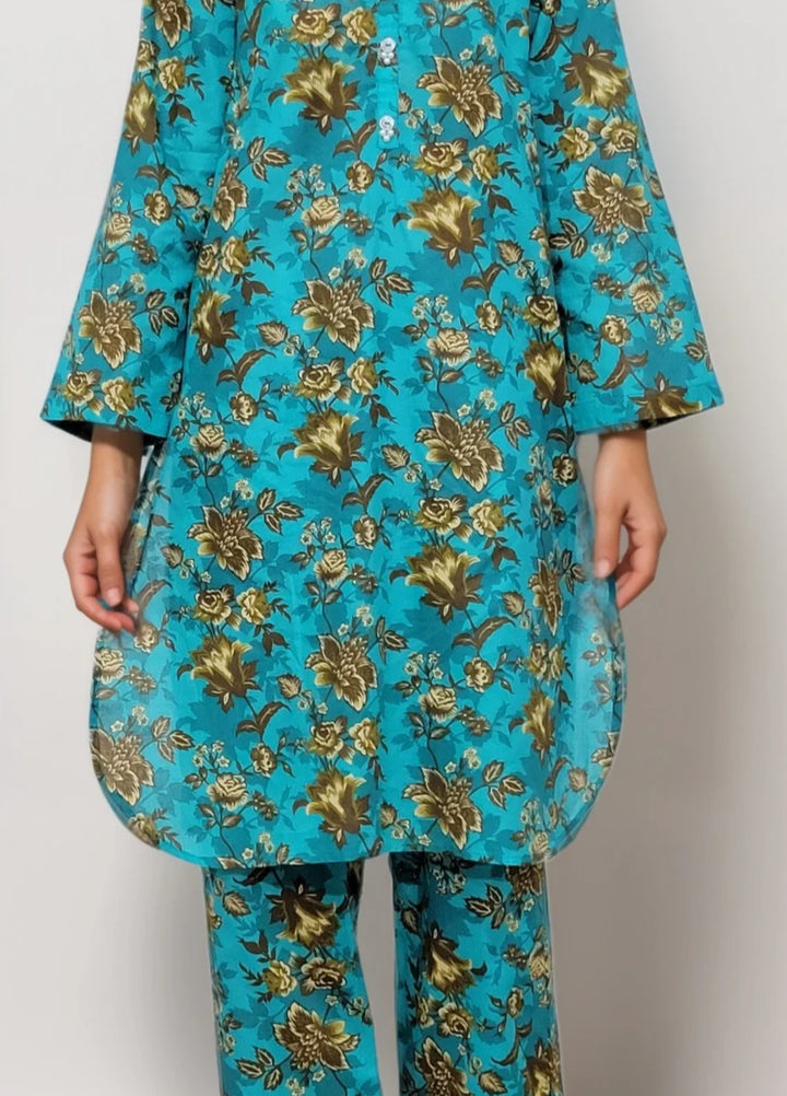 Stitching Cotton Women Pret Pure Cambric 2 Piece Printed Suit D-31 - SummerCollection