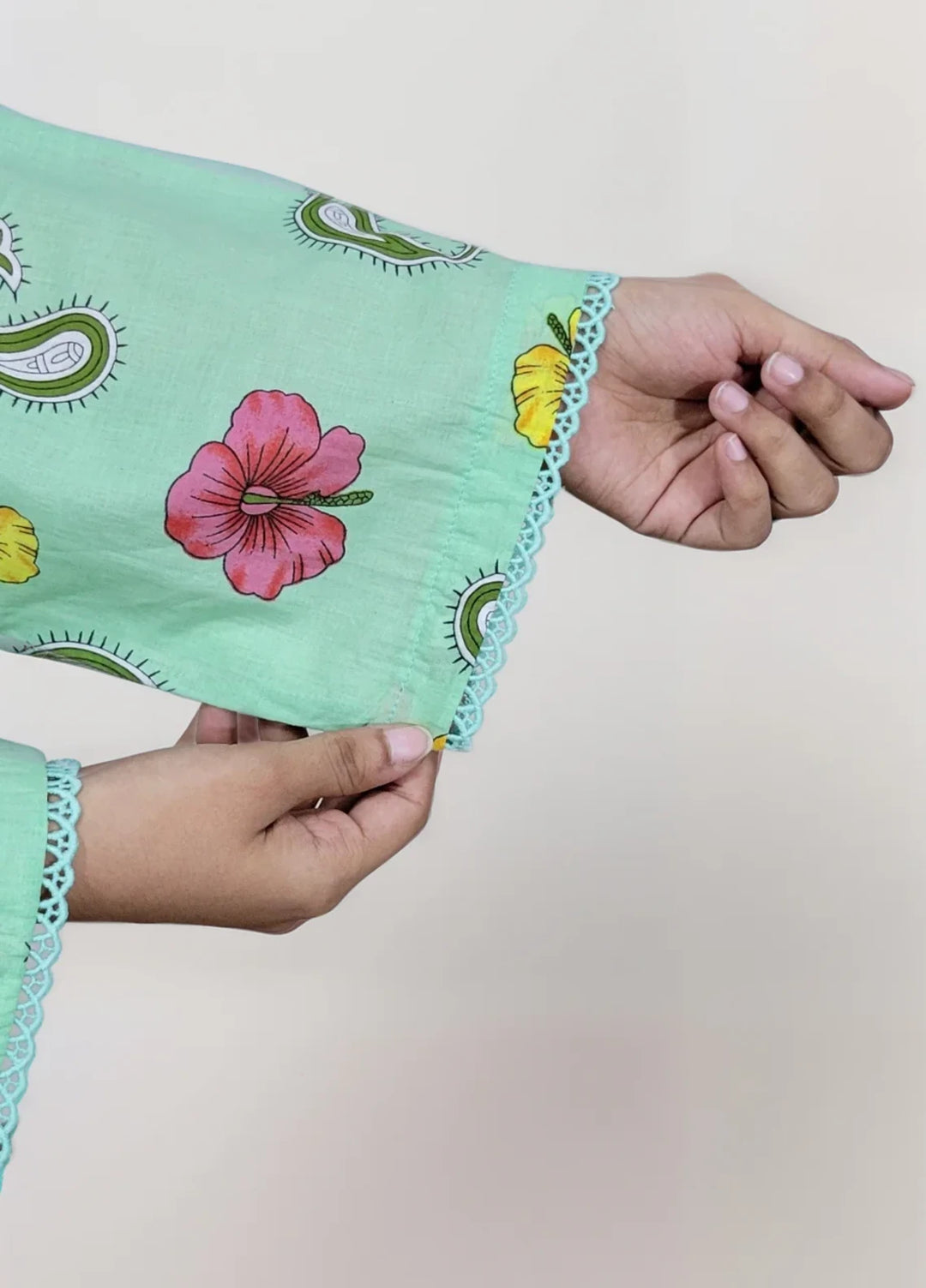 Stitching Cotton Women Pret Pure Cambric 2 Piece Printed Suit D-25 - SummerCollection