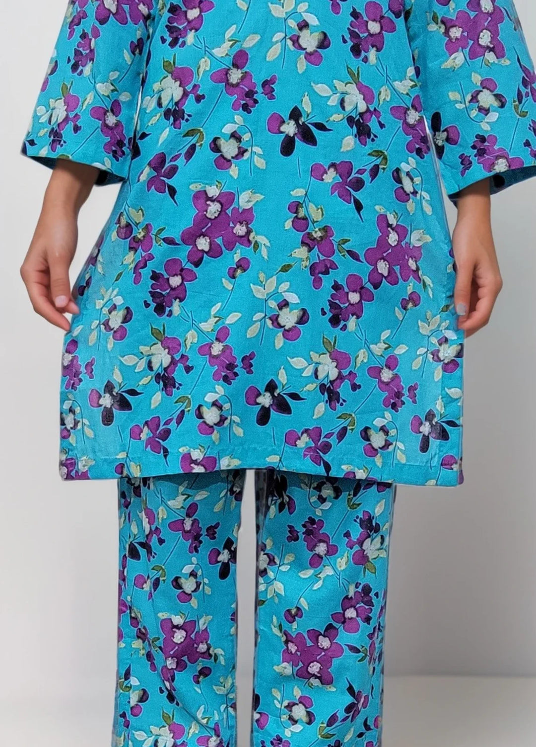 Stitching Cotton Women Pret Pure Cambric 2 Piece Printed Suit D-39 - SummerCollection