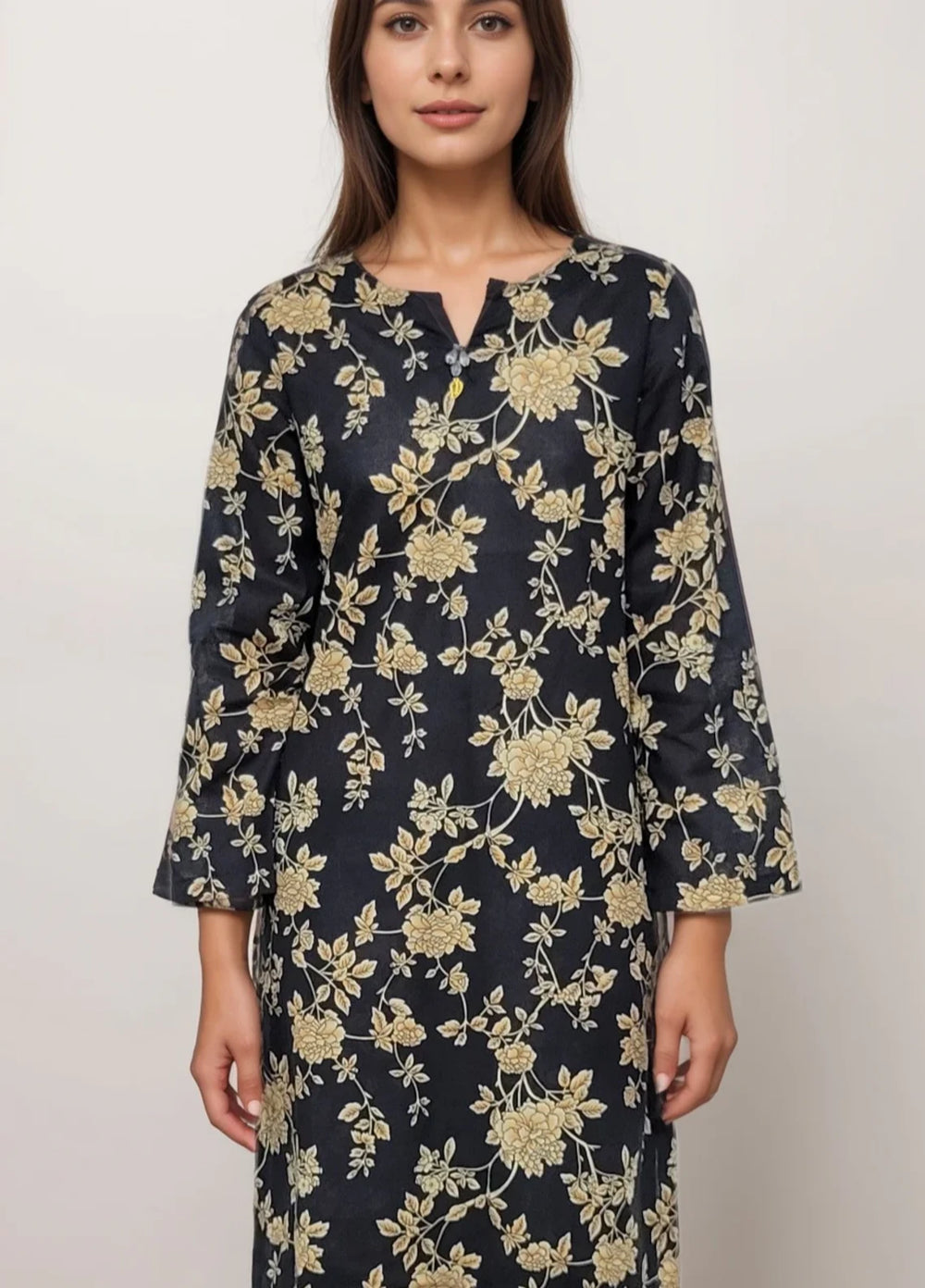 Stitching Cotton Women Pret Pure Cambric 2 Piece Printed Suit D-11 - SummerCollection