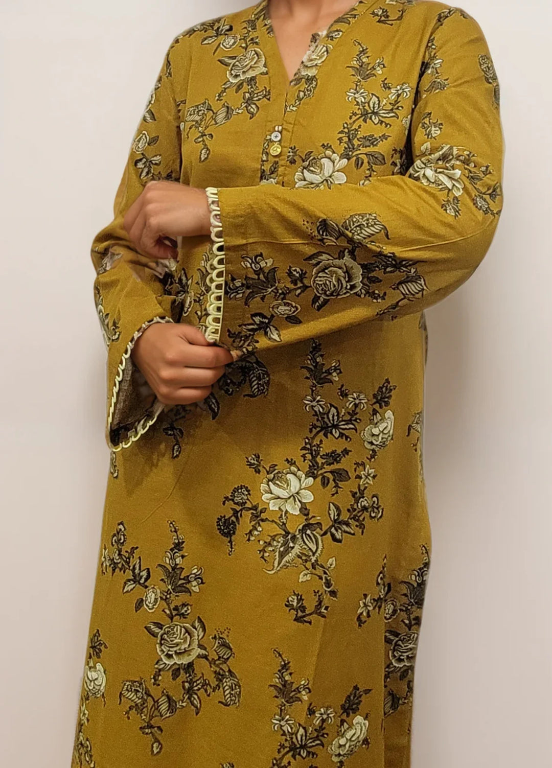 Stitching Cotton Women Pret Pure Cambric 2 Piece Printed Suit D-30 - SummerCollection