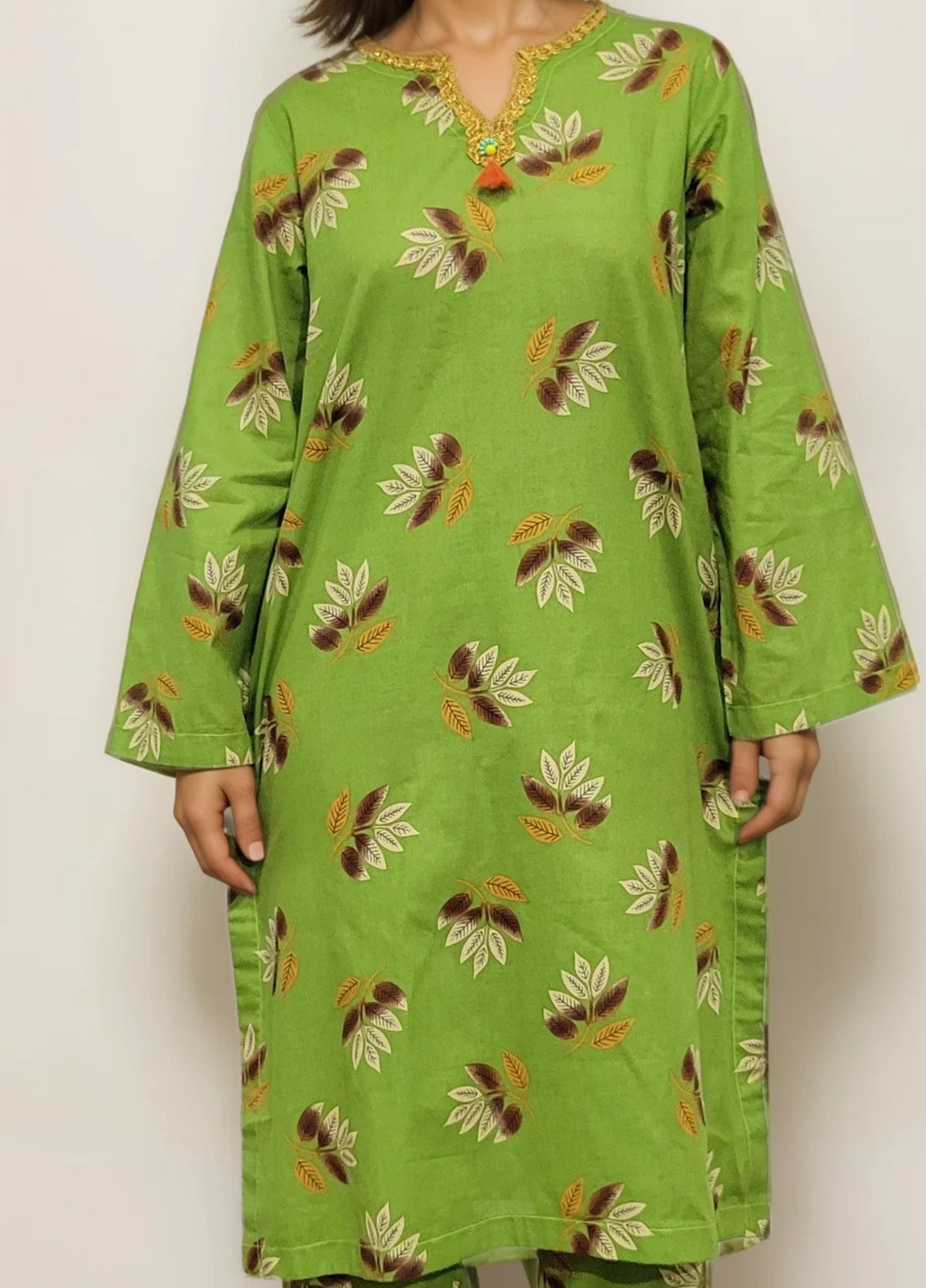 Stitching Cotton Women Pret Pure Cambric 2 Piece Printed Suit D-35 - SummerCollection