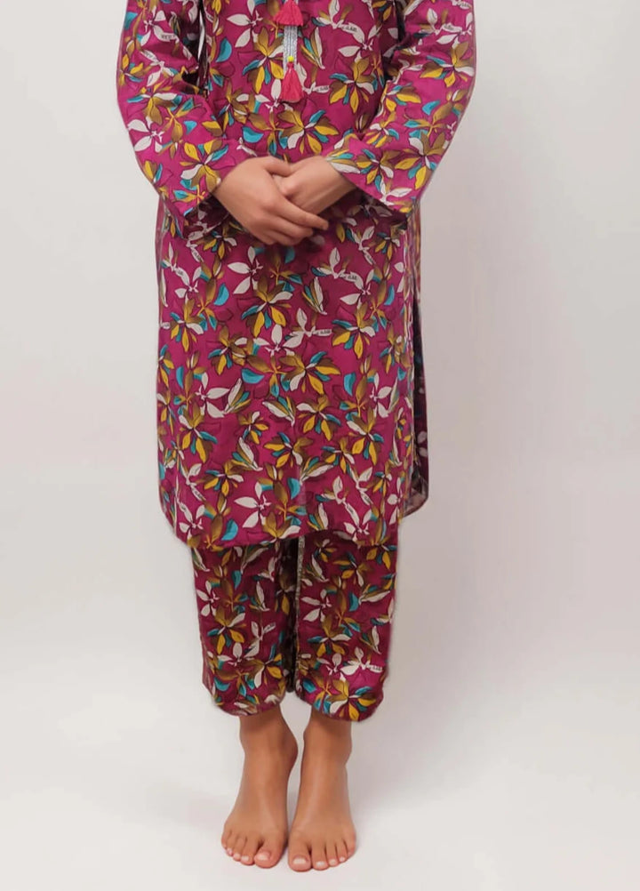 Stitching Cotton Women Pret Pure Cambric 2 Piece Printed Suit D-10 - SummerCollection