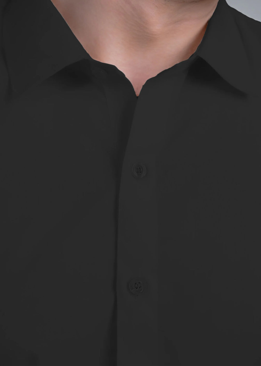 Alif by Buraq Online Mens RTW Solids Wash and Wear Kurta Shalwar Black Collared - Casual Collection