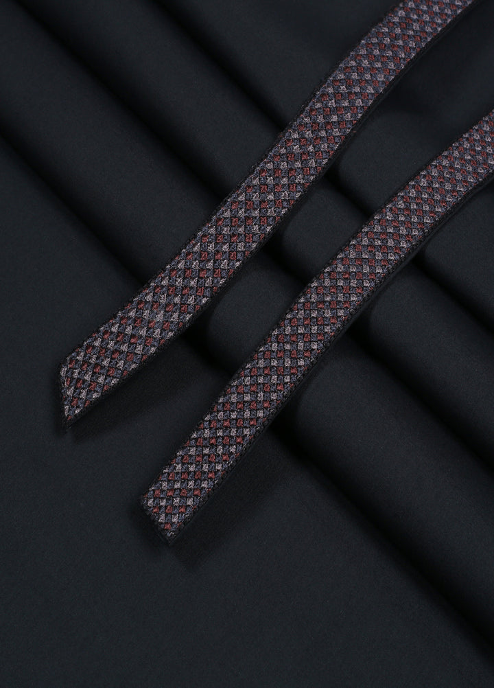 Monochrome by Fabrich Mens Unstitched Embroidered Cotton Kameez Shalwar GTS-FE-037 - Festive Collection