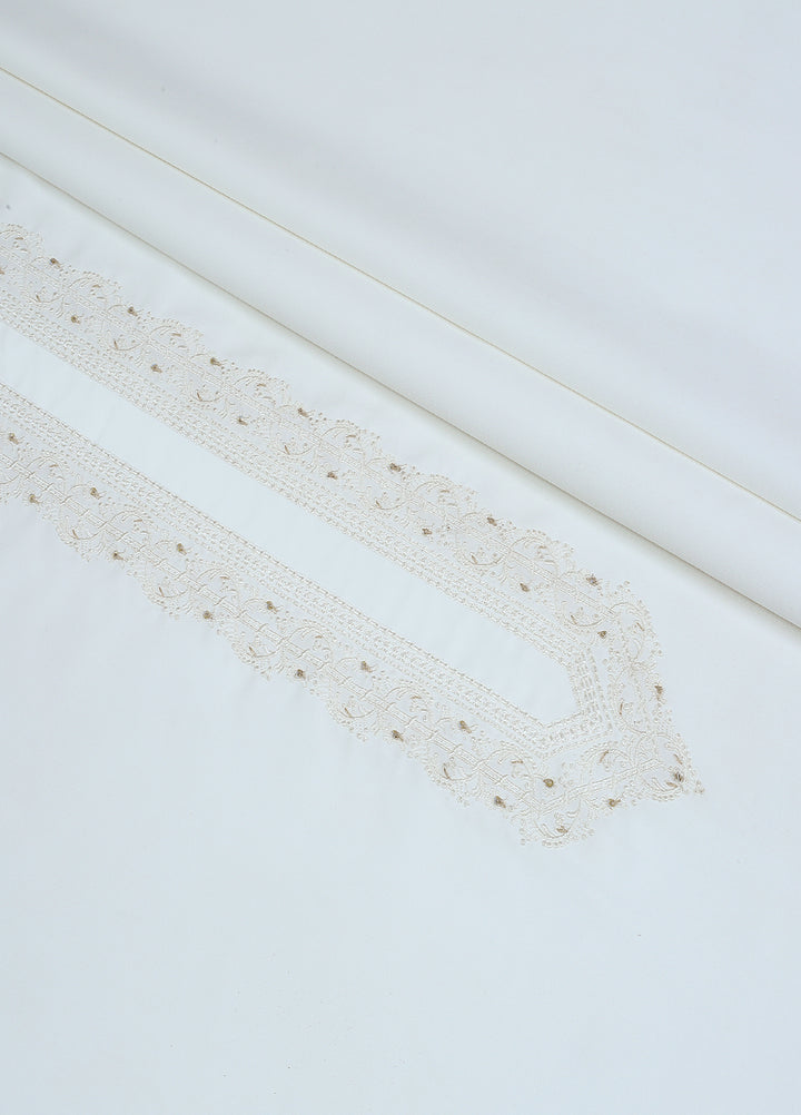 Monochrome by Fabrich Mens Unstitched Embroidered Cotton Kameez Shalwar GTS-FE-033 - Festive Collection