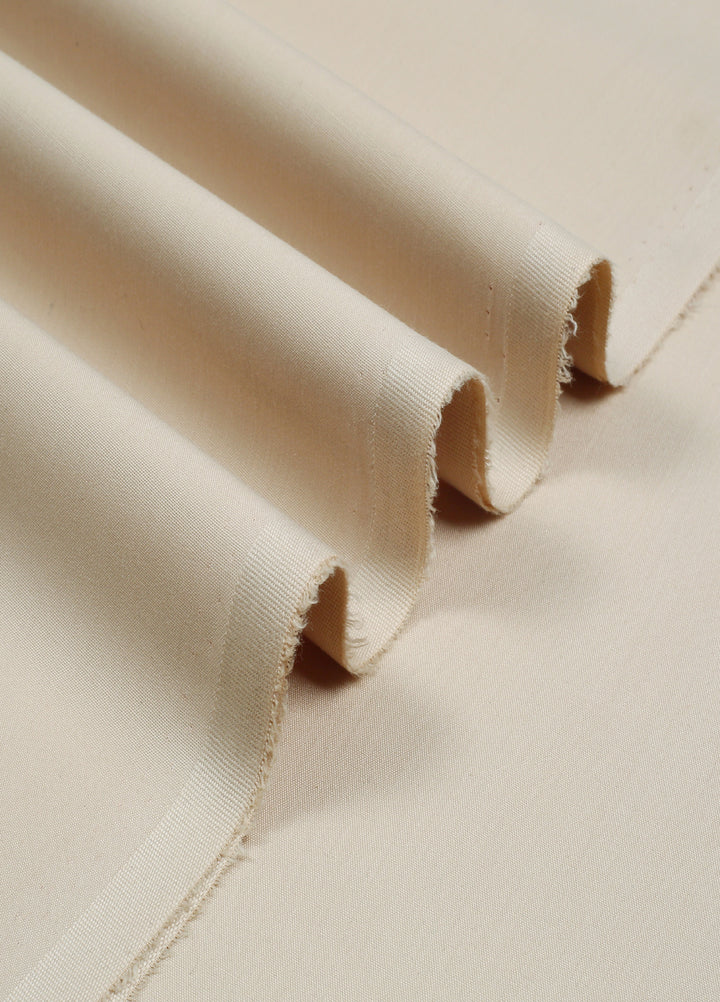 Atlantis by Fabrich Mens Unstitched Kurta Shalwar Wash N Wear Beige - Summer Collection