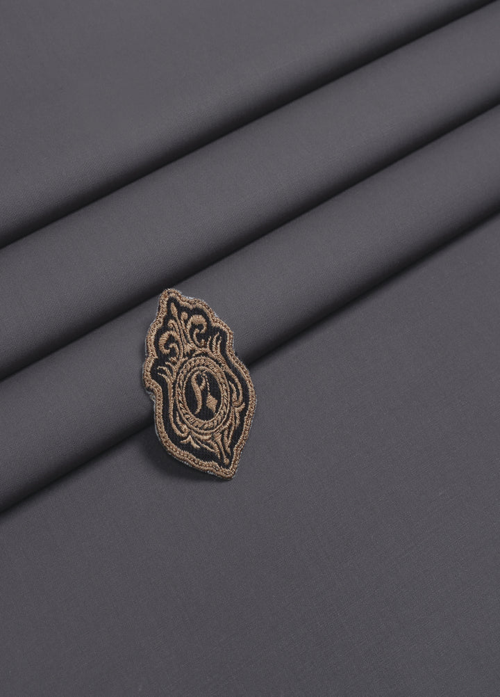 Atlantis by Fabrich Mens Unstitched Kurta Shalwar Wash N Wear Carob - Summer Collection