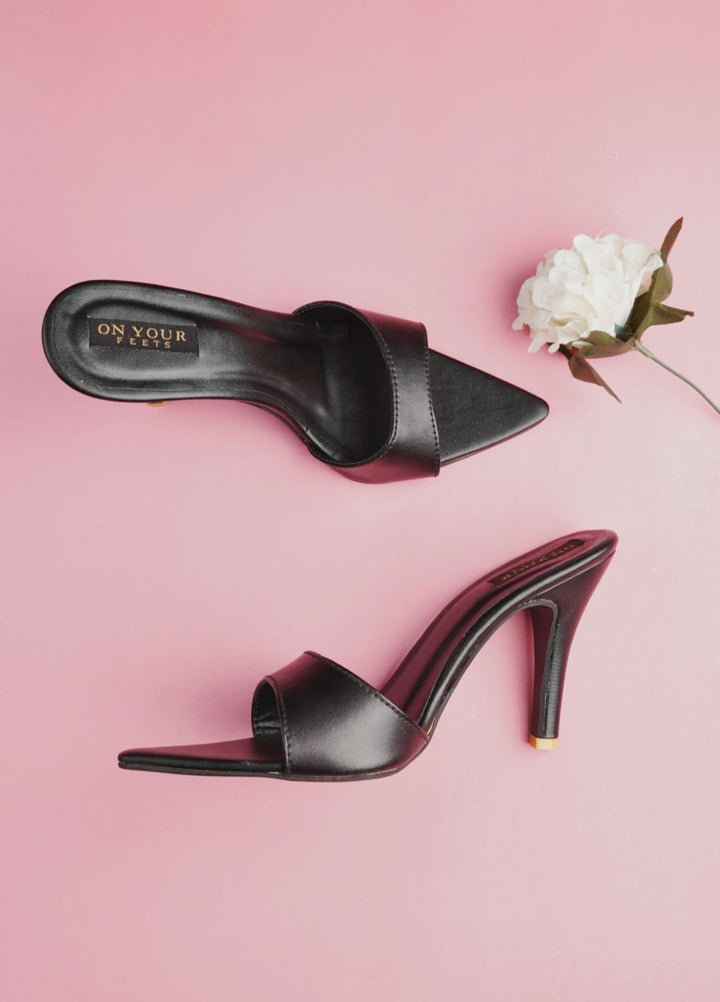 On Your Feets Women Soft Serenity Heels Black - Footwear Collection