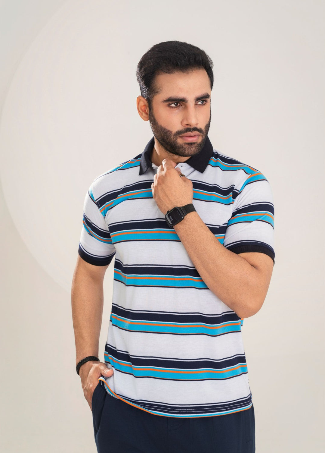 Buraq Online Mens Western Polo Cotton T-Shirt BRQ 173 - Summer Collection