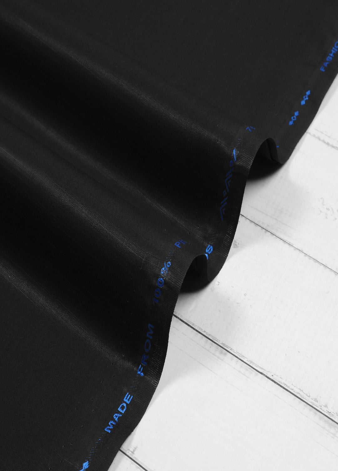 Zouq by Fabrich Mens Unstitched Cotton 2 Piece Kurta Shalwar Black - Summer Collection