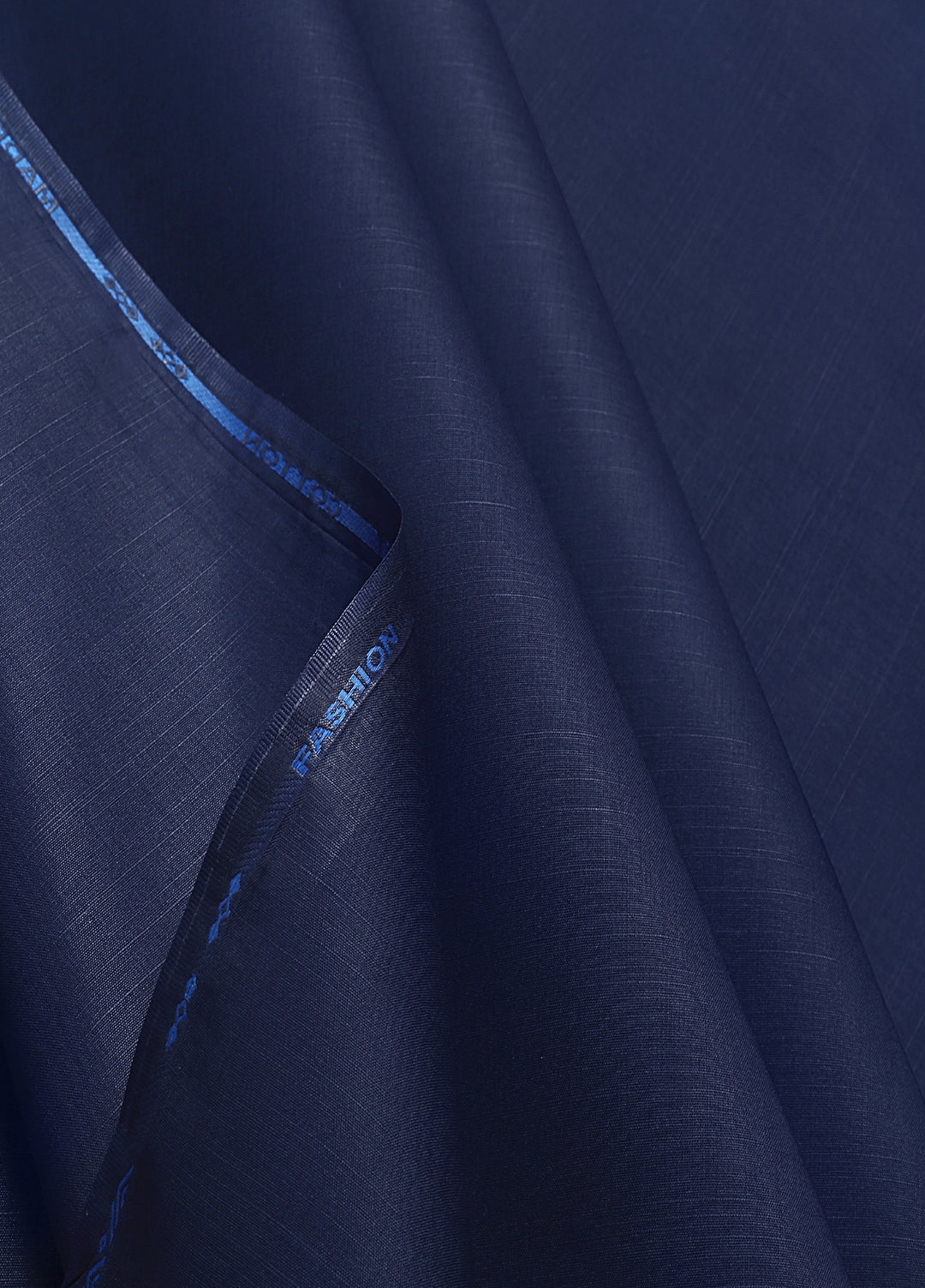 Zouq by Fabrich Mens Unstitched Cotton 2 Piece Kurta Shalwar Navy - Summer Collection