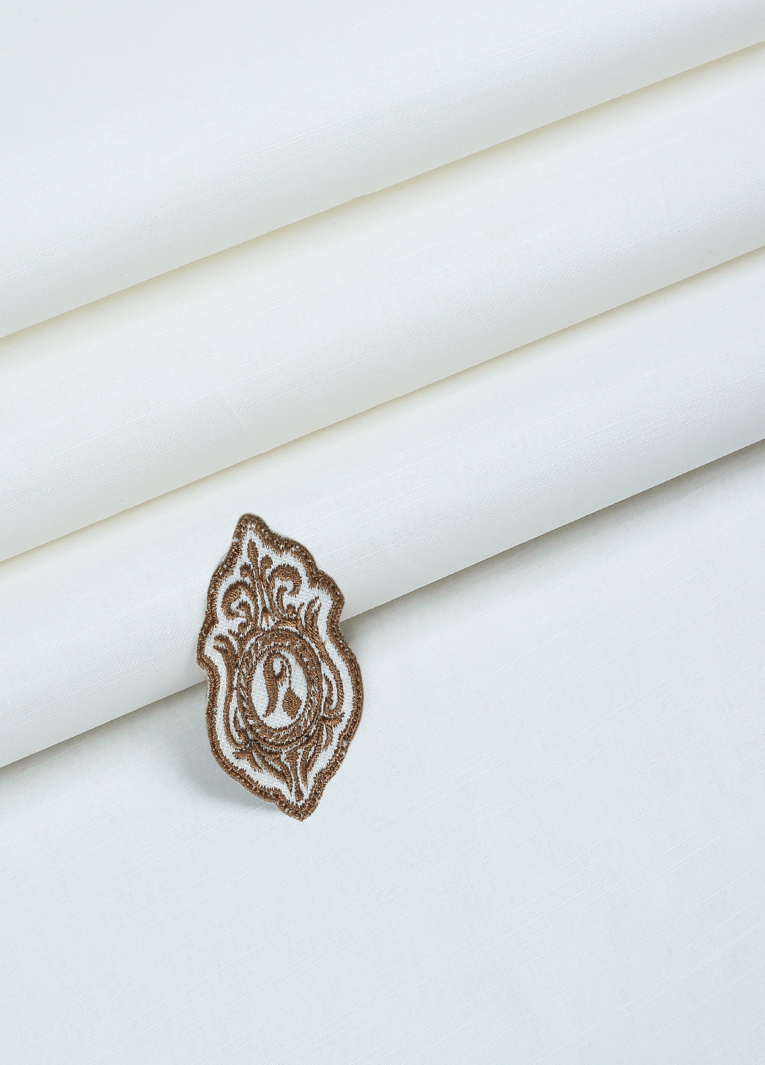 Zouq by Fabrich Mens Unstitched Cotton 2 Piece Kurta Shalwar Offwhite - Summer Collection