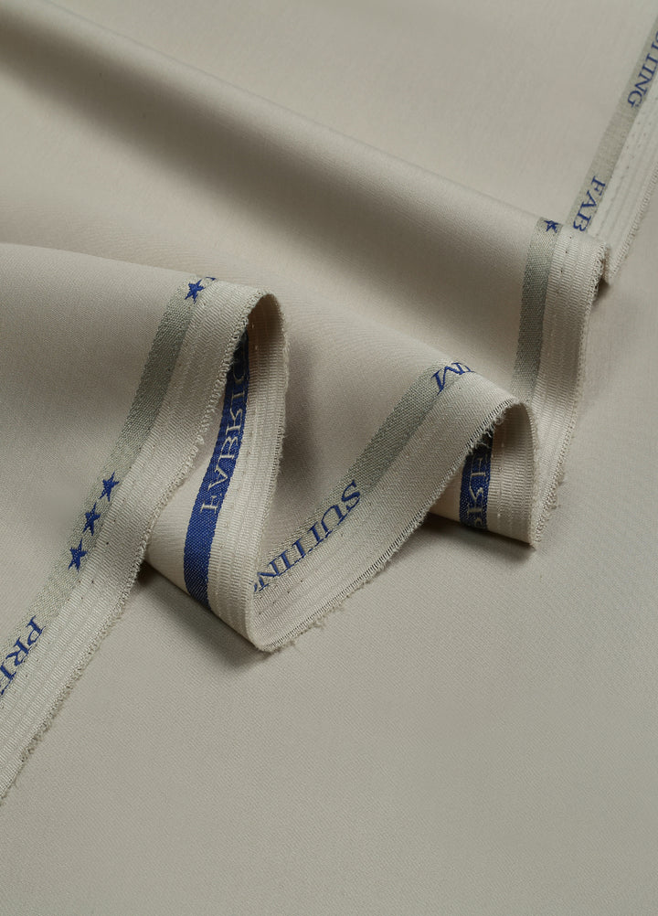 Prime Suiting by Fabrich Mens Unstitched Wash N Wear Tan - Summer Collection