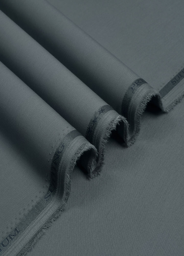 Prime Suiting by Fabrich Mens Unstitched Wash N Wear Seaweed - Summer Collection