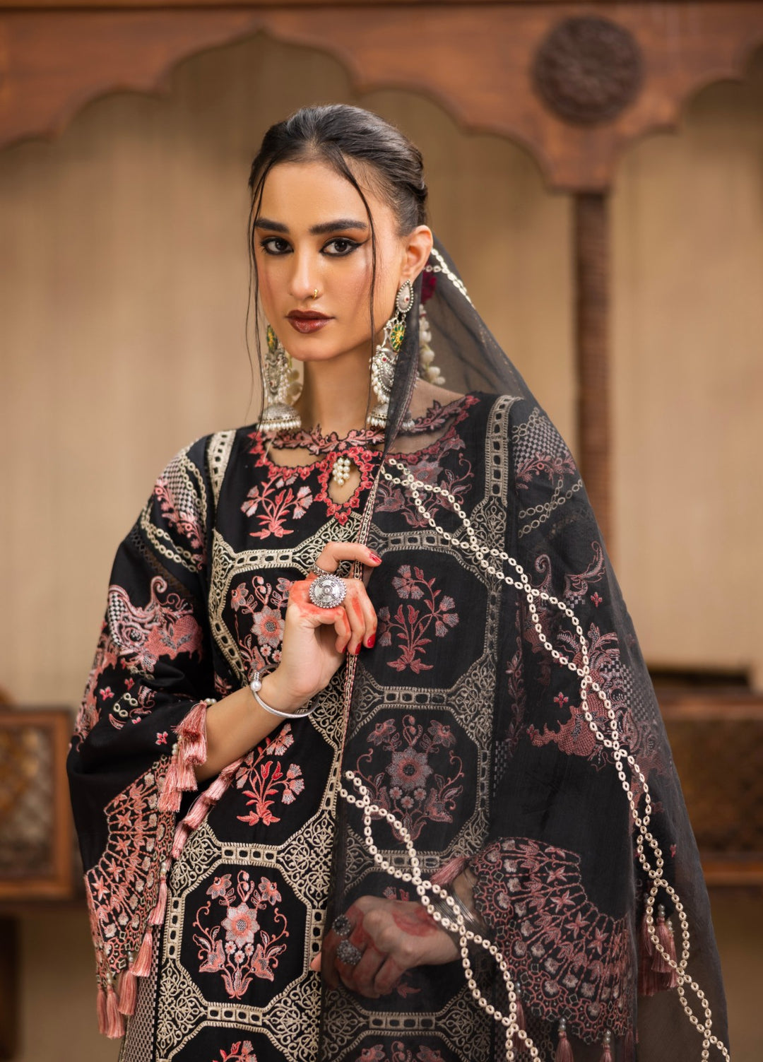Ravish by Ruby Suleiman Unstitched Embroidered Lawn 3 Piece Suit Rang-e-Nazakat - Festive Collection