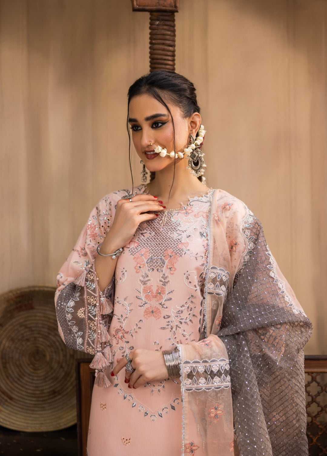 Ravish by Ruby Suleiman Unstitched Embroidered Lawn 3 Piece Suit Sahar-e-Gul - Festive Collection