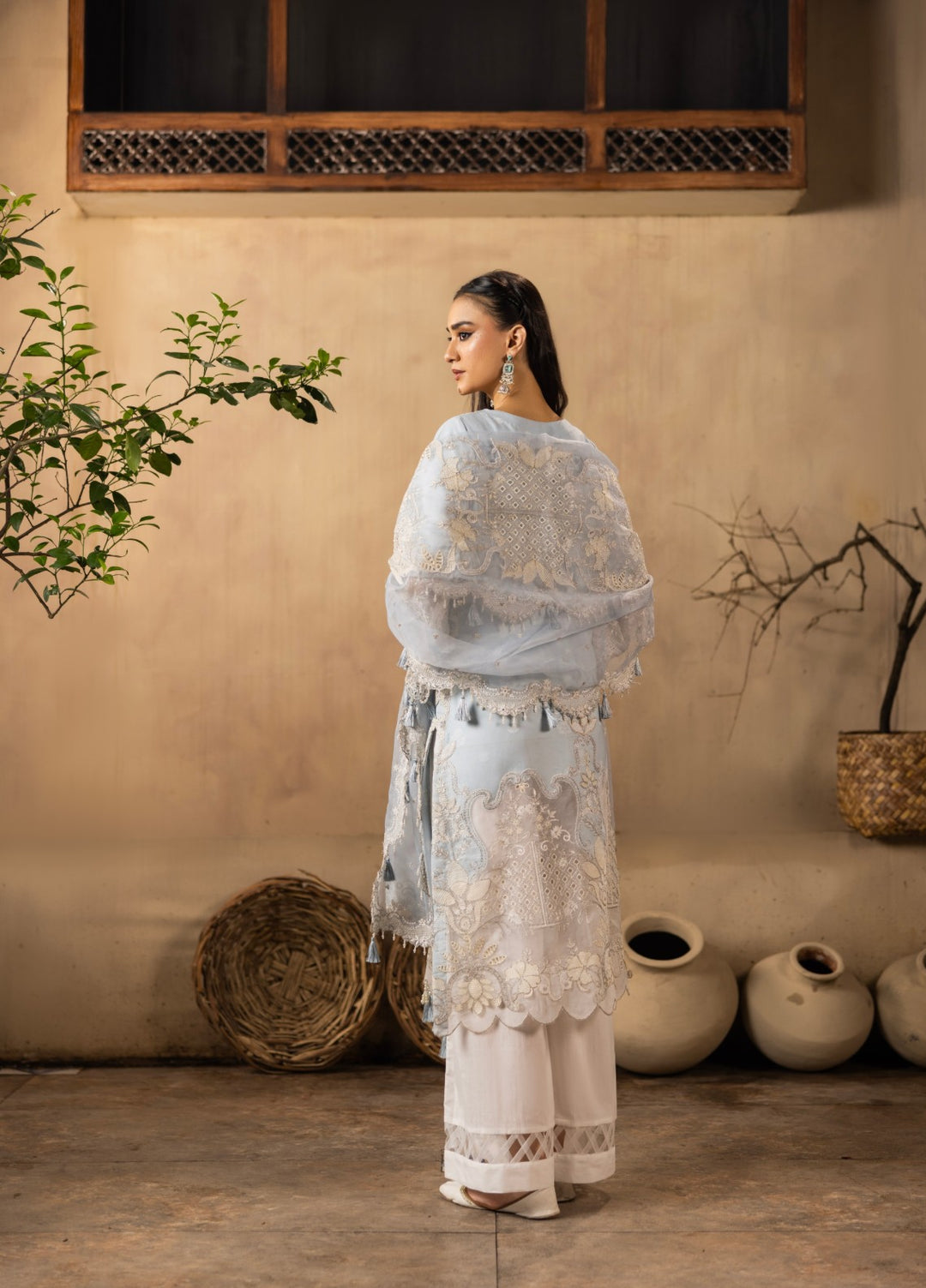 Ravish by Ruby Suleiman Unstitched Embroidered Lawn 3 Piece Suit Aab-e-Neelum - Festive Collection