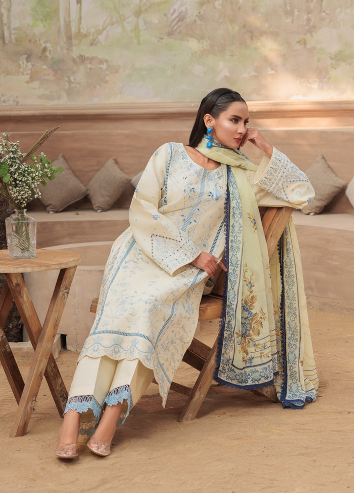 Rang e Gul by Huma Gul Unstitched Embroidered Lawn 3 Piece Suit HG-601 Zauq - Summer Collection