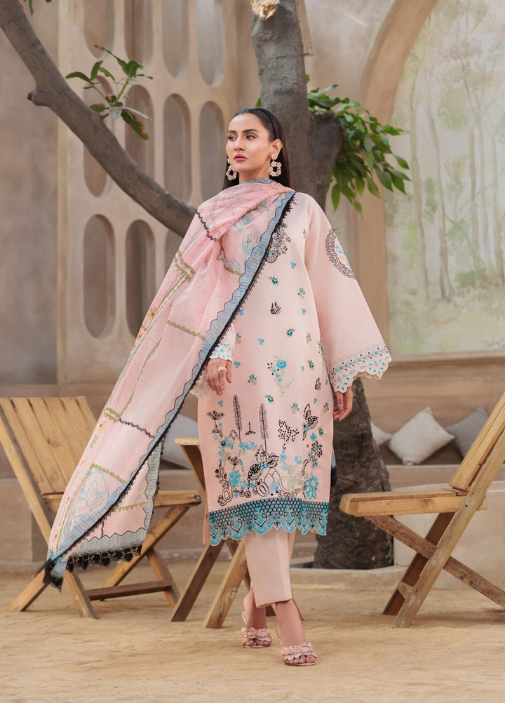 Rang e Gul by Huma Gul Unstitched Embroidered Lawn 3 Piece Suit HG-602 Afsana - Summer Collection