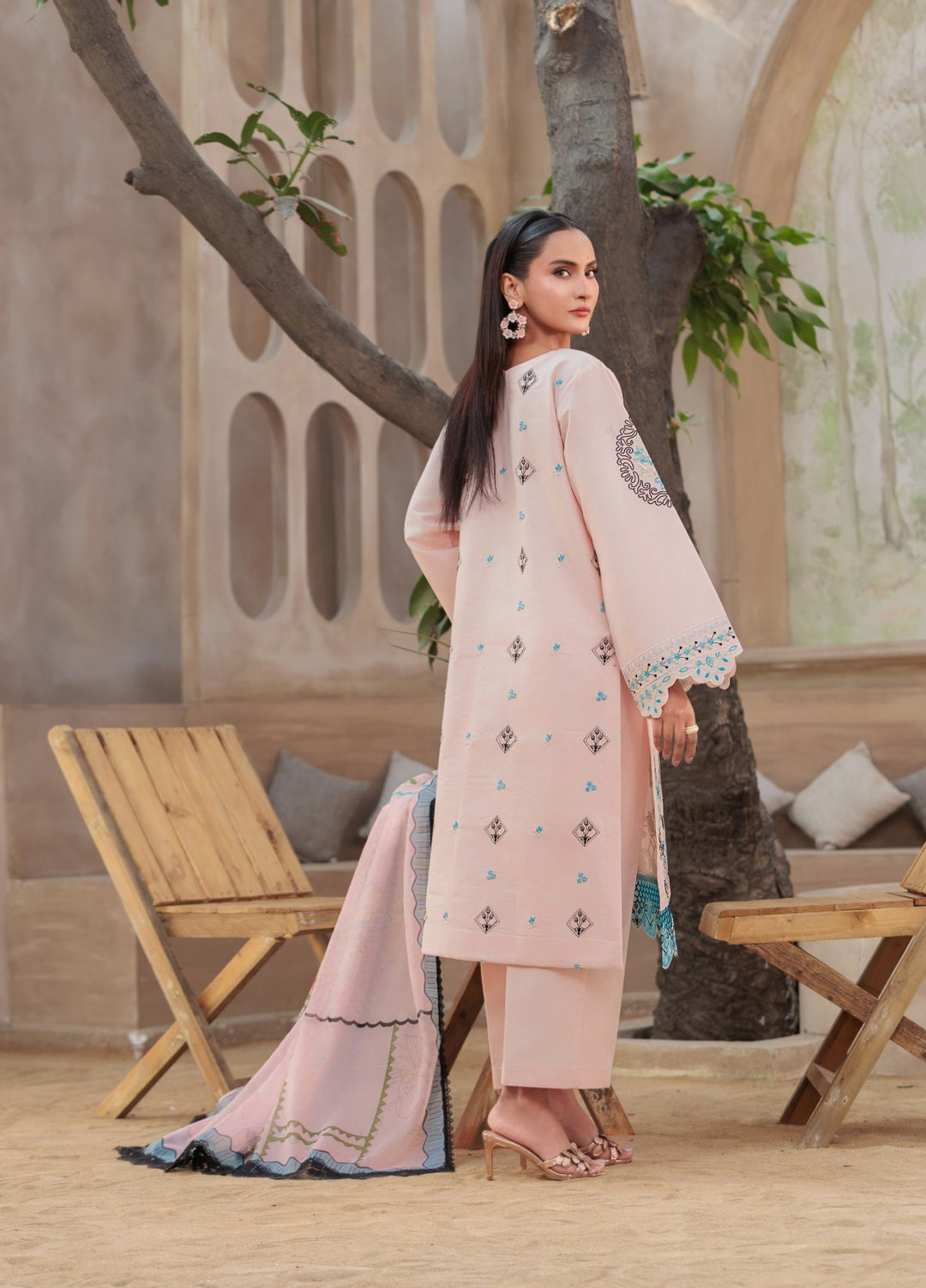 Rang e Gul by Huma Gul Unstitched Embroidered Lawn 3 Piece Suit HG-602 Afsana - Summer Collection