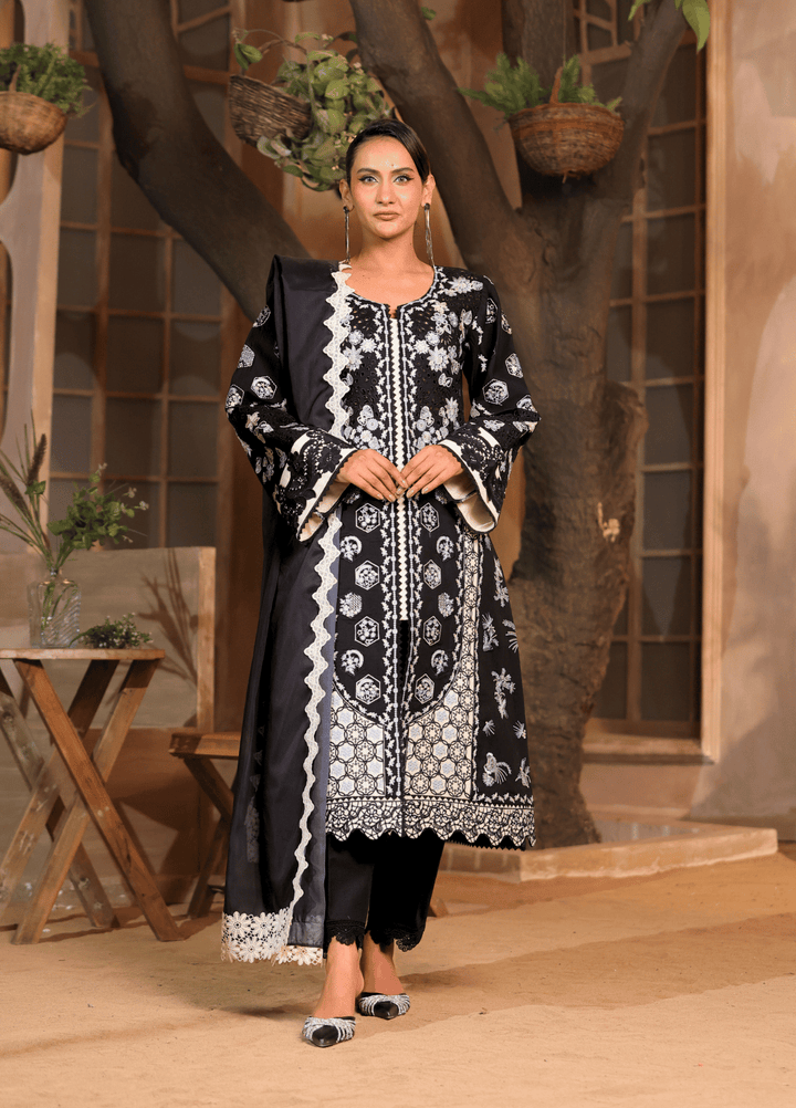 Rang e Gul by Huma Gul Unstitched Embroidered Lawn 3 Piece Suit HG-608 Zara - Summer Collection