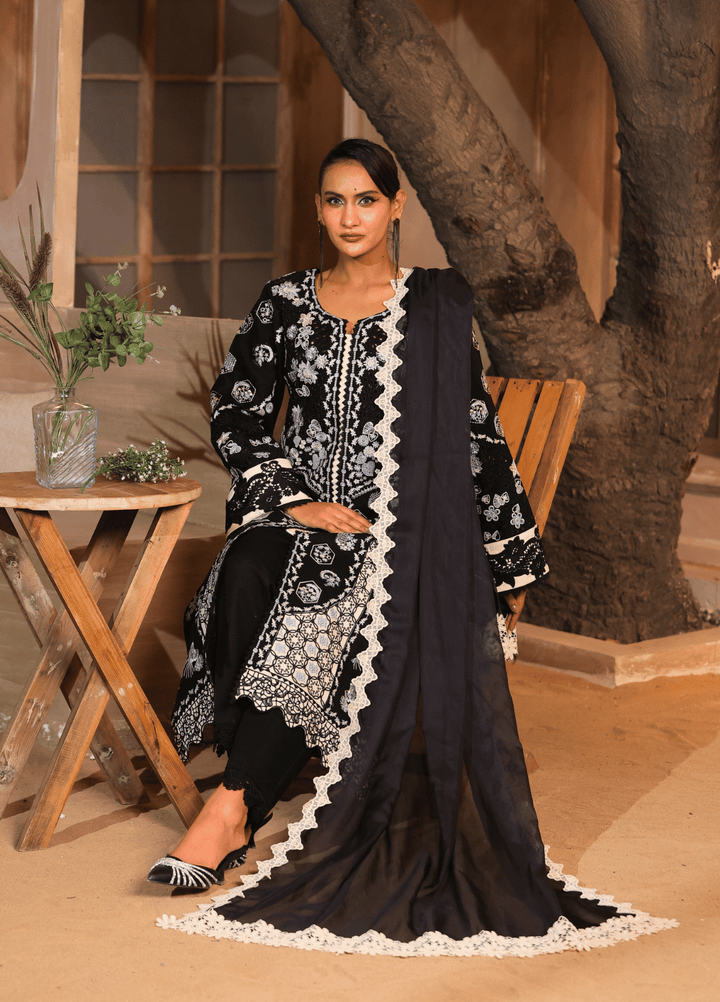 Rang e Gul by Huma Gul Unstitched Embroidered Lawn 3 Piece Suit HG-608 Zara - Summer Collection