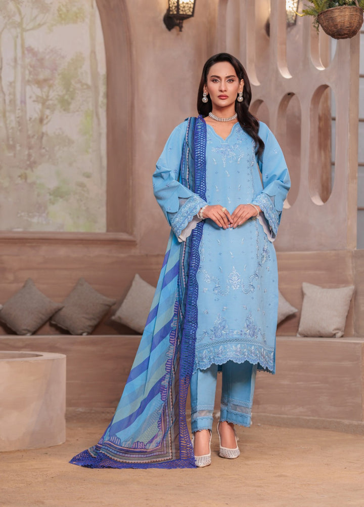 Rang e Gul by Huma Gul Unstitched Embroidered Lawn 3 Piece Suit HG-605 Riwaayat - Summer Collection