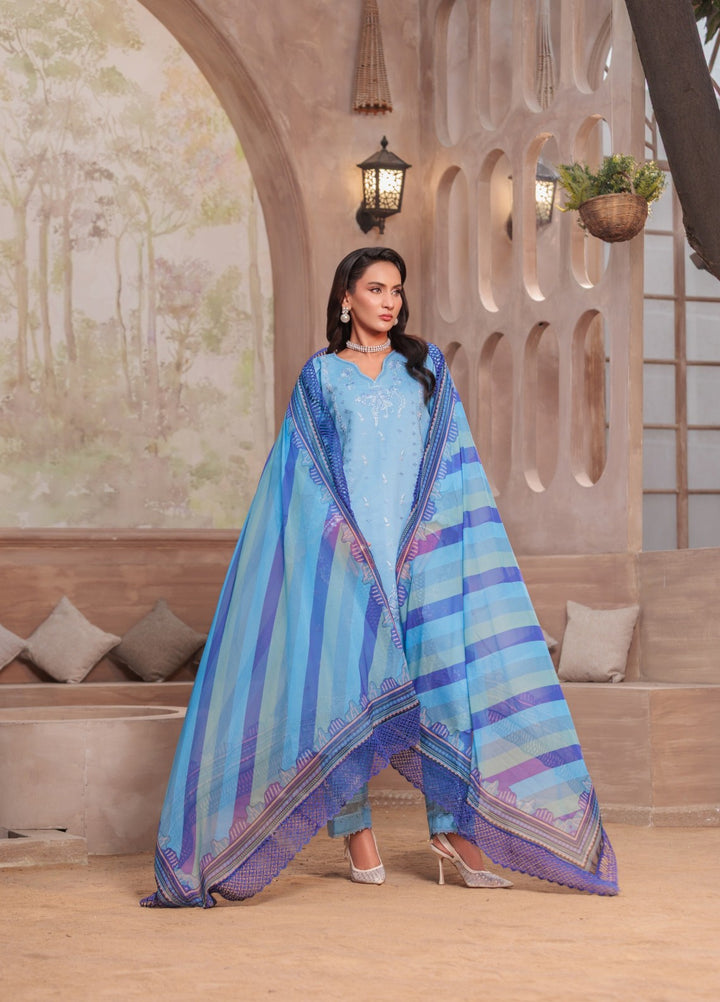 Rang e Gul by Huma Gul Unstitched Embroidered Lawn 3 Piece Suit HG-605 Riwaayat - Summer Collection