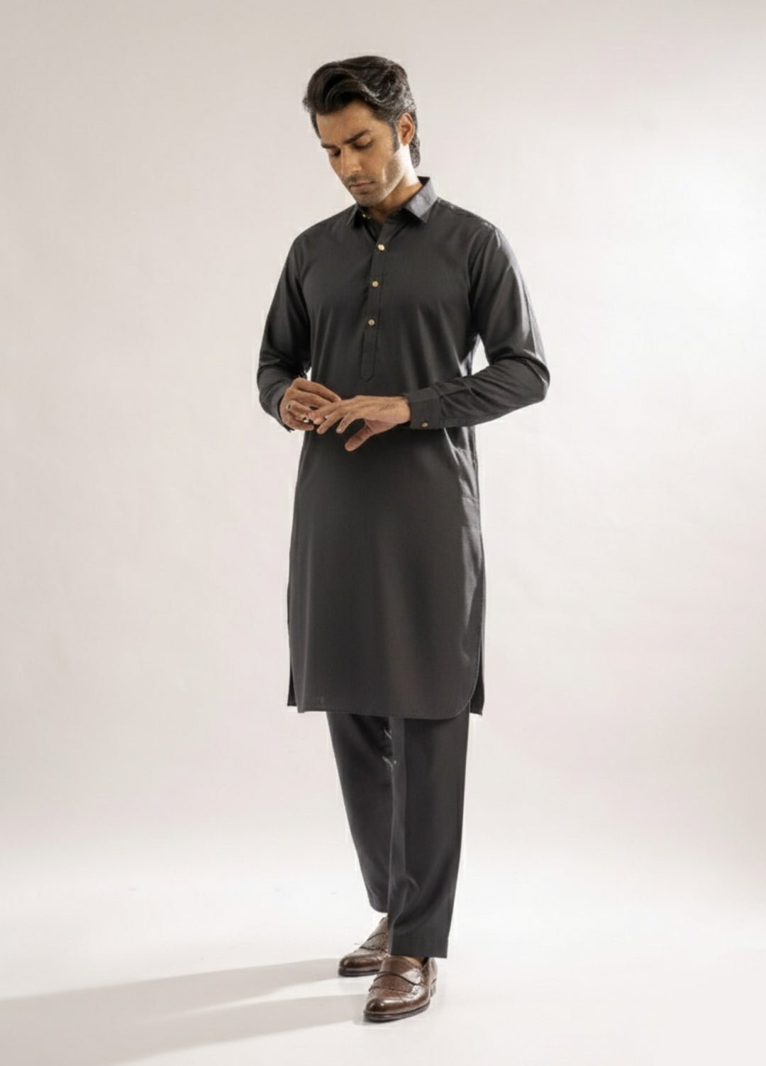 Black premium shalwar kameez
