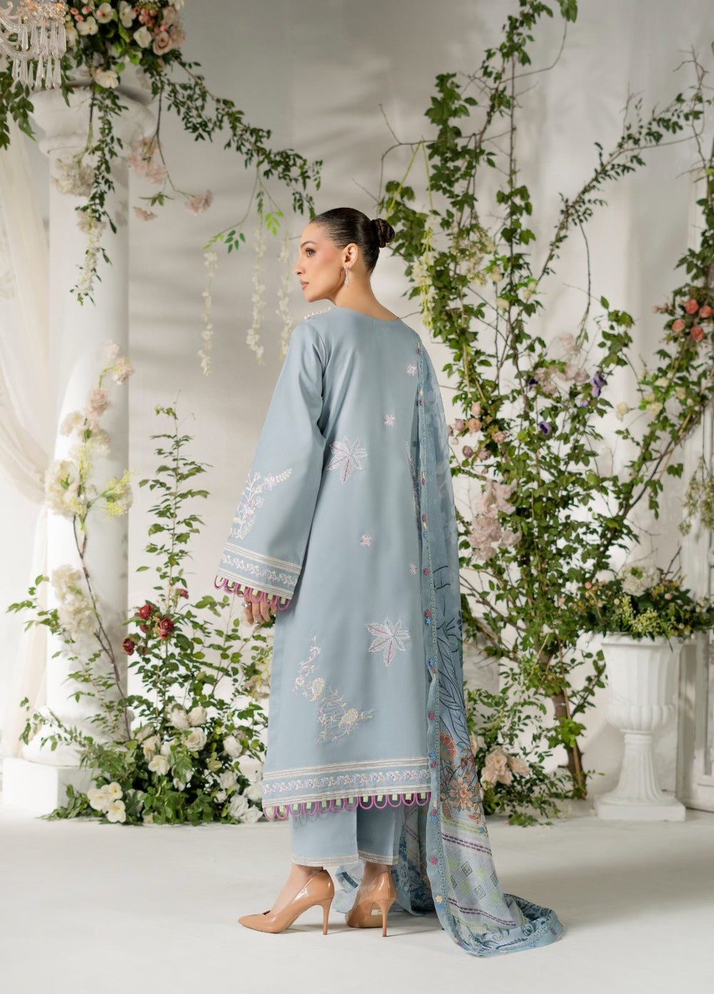Atiya Irfan Women RTW Embroidered Lawn 3 Piece Suit SL-01 - Summer Collection