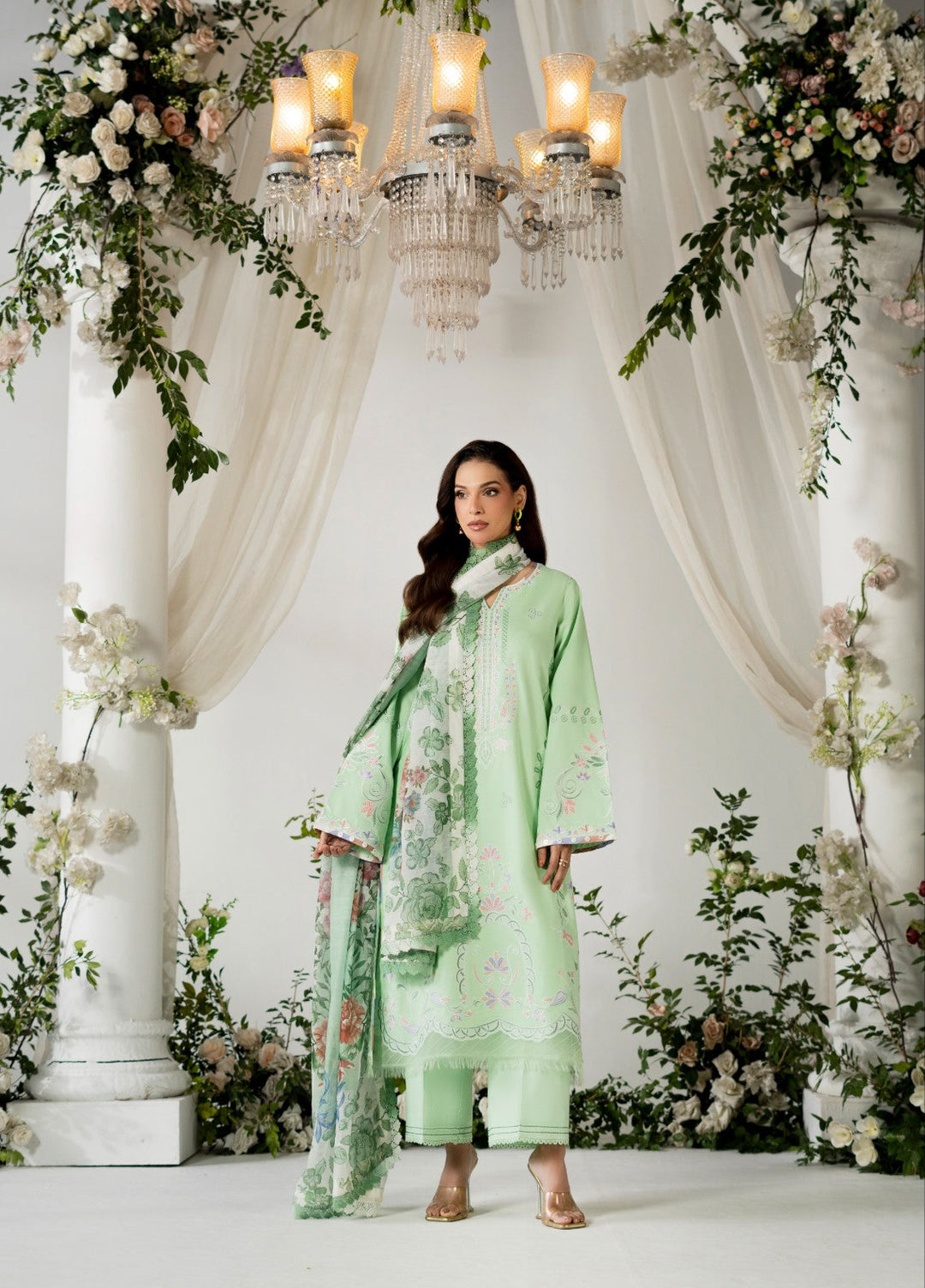 Atiya Irfan Women RTW Embroidered Lawn 3 Piece Suit SL-02 - Summer Collection