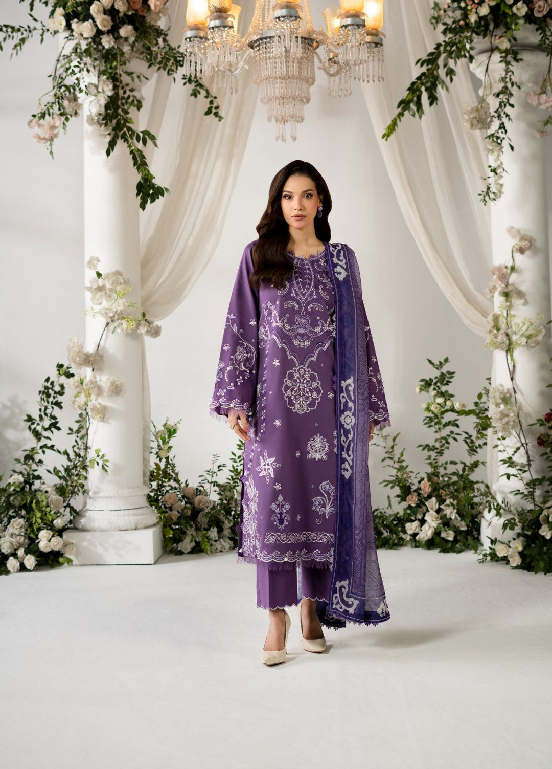 Atiya Irfan Women RTW Embroidered Lawn 3 Piece Suit SL-03 - Summer Collection