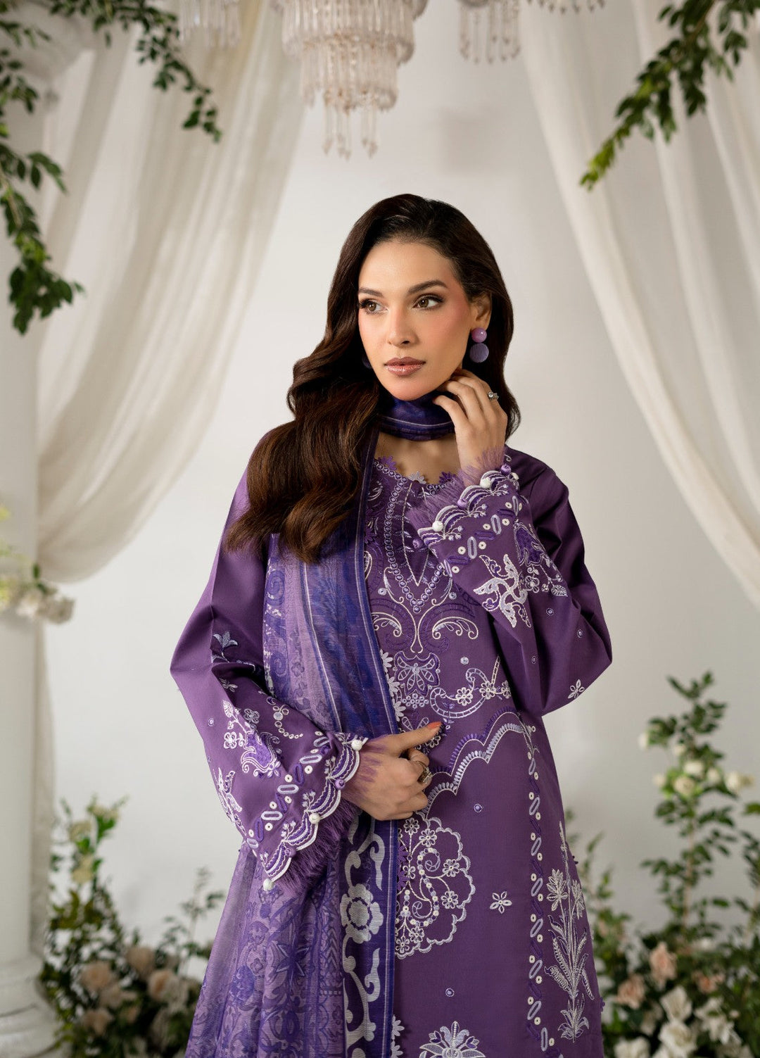 Atiya Irfan Women RTW Embroidered Lawn 3 Piece Suit SL-03 - Summer Collection