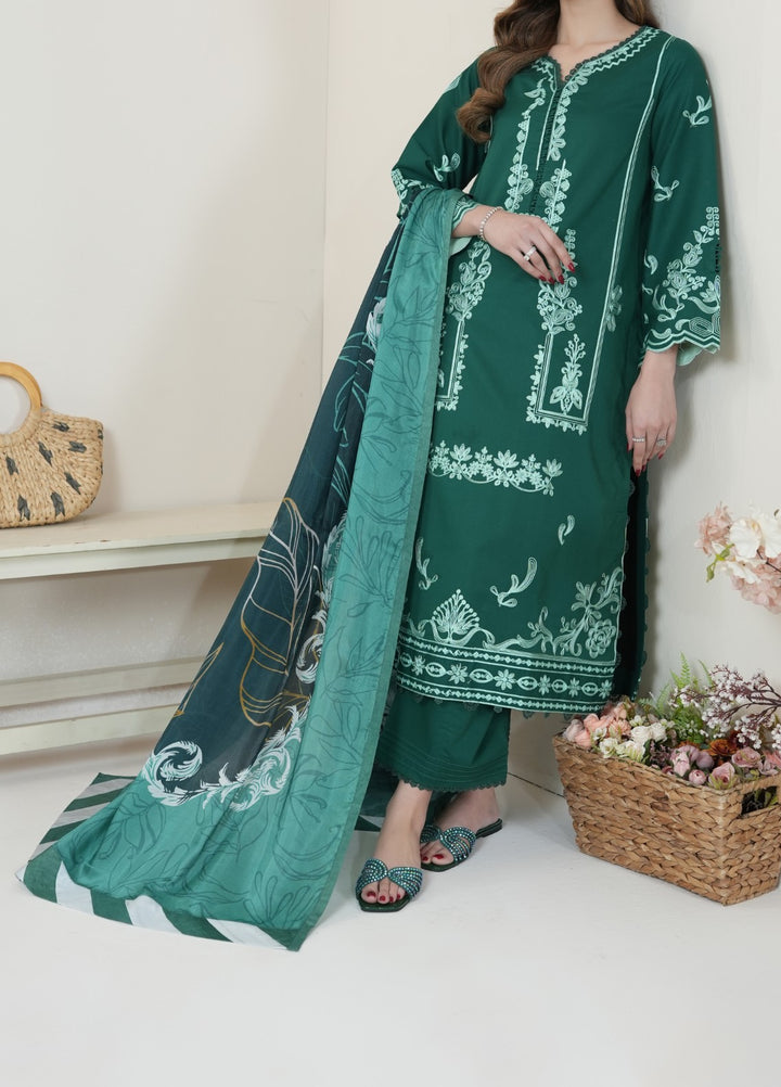 Atiya Irfan Women RTW Embroidered Lawn 3 Piece Suit SL-07 - Summer Collection