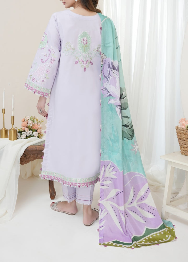 Atiya Irfan Women RTW Embroidered Lawn 3 Piece Suit SL-08 - Summer Collection