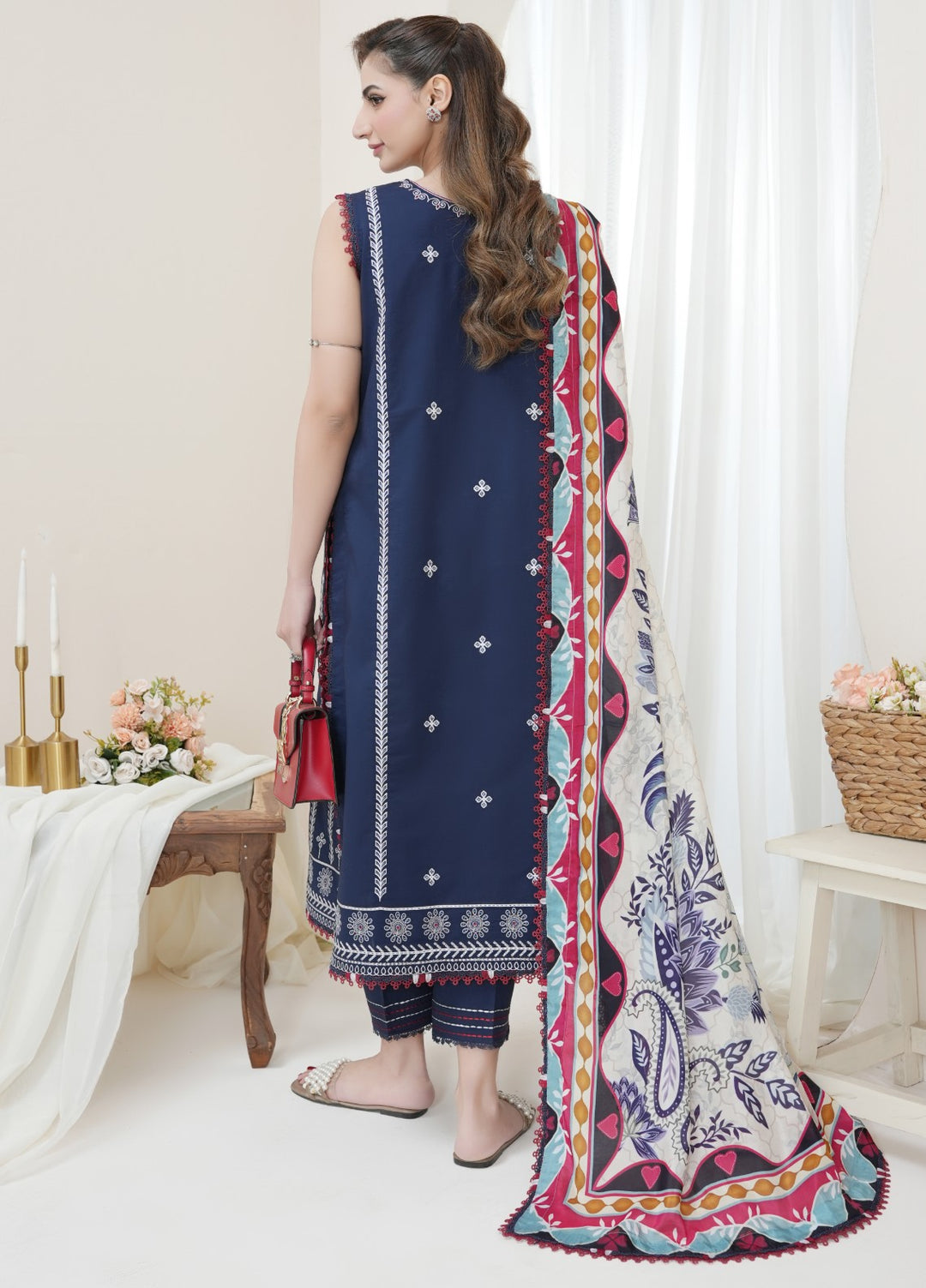 Atiya Irfan Women RTW Embroidered Lawn 3 Piece Suit SL-11 - Summer Collection