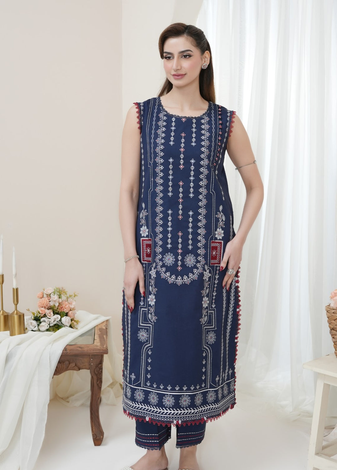 Atiya Irfan Women RTW Embroidered Lawn 3 Piece Suit SL-11 - Summer Collection