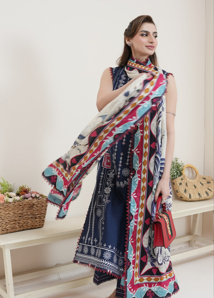 Atiya Irfan Women RTW Embroidered Lawn 3 Piece Suit SL-11 - Summer Collection