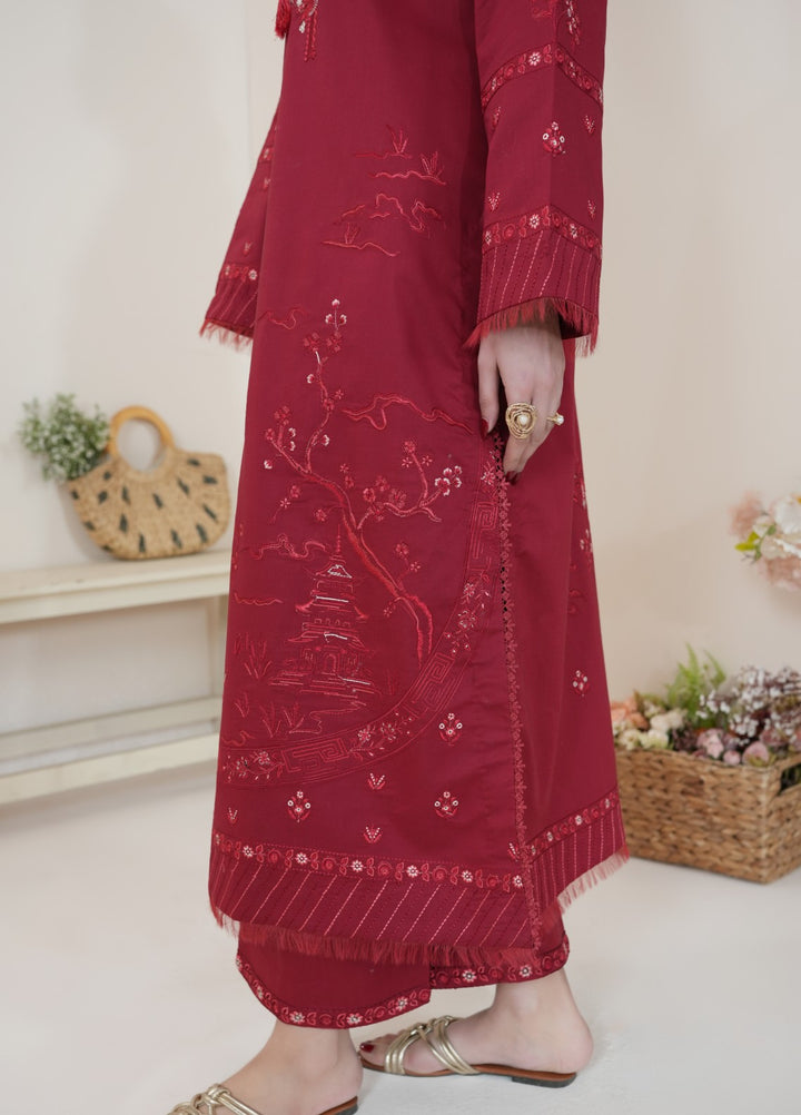 Atiya Irfan Women RTW Embroidered Lawn 3 Piece Suit SL-12 - Summer Collection