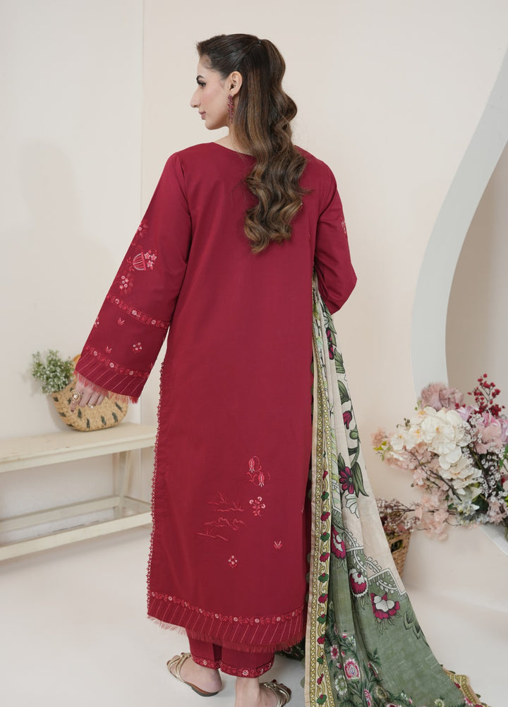 Atiya Irfan Women RTW Embroidered Lawn 3 Piece Suit SL-12 - Summer Collection
