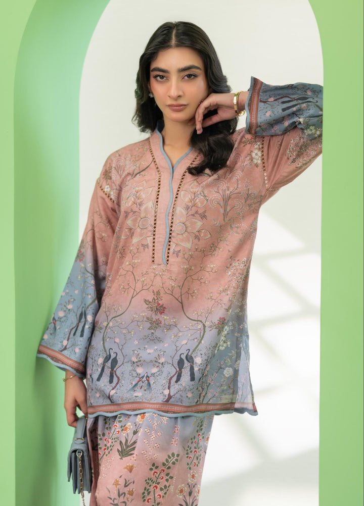 Eid Ki Misaal by Ayesha Somaya RTW Printed Lawn Silk 2 Piece Suit Sugar Rush - Eid Collection