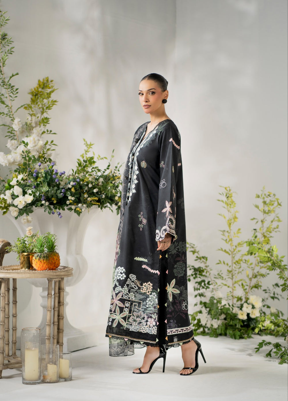 Atiya Irfan Women RTW Embroidered Lawn 3 Piece Suit AT-01 - Summer Collection